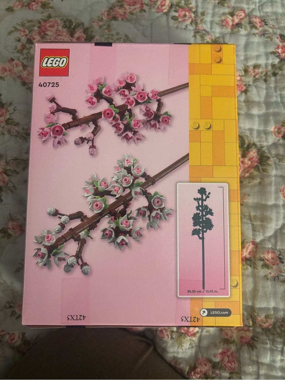 LEGO Pink and Brown Cherry Blossom Branch Set 40725